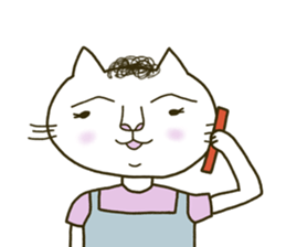 The Cat Mom sticker #5709298