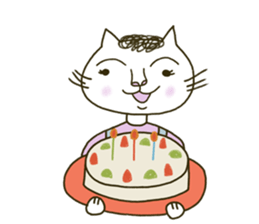 The Cat Mom sticker #5709299