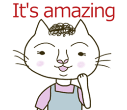 The Cat Mom sticker #5709302