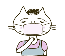 The Cat Mom sticker #5709306