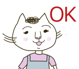 The Cat Mom sticker #5709309