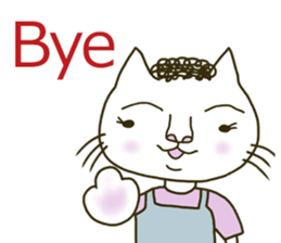 The Cat Mom sticker #5709315