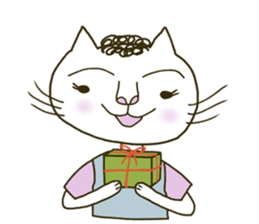 The Cat Mom sticker #5709317