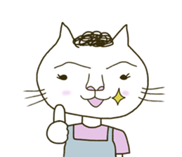 The Cat Mom sticker #5709319