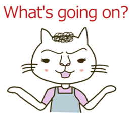 The Cat Mom sticker #5709327