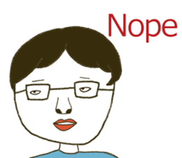 The dead eyes - en sticker #5710055