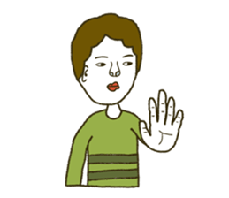 The dead eyes - en sticker #5710080