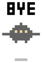 pixel aliens sticker #5710171