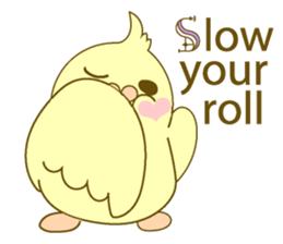 Parakeet at the heart(English) sticker #5710355