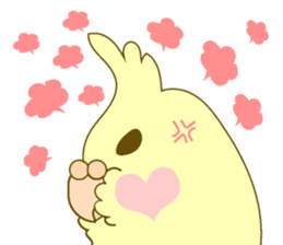 Parakeet at the heart(English) sticker #5710357