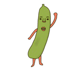 The Vegetables - en sticker #5710382