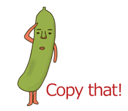 The Vegetables - en sticker #5710383