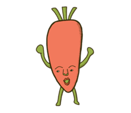 The Vegetables - en sticker #5710396