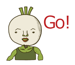 The Vegetables - en sticker #5710401