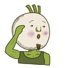 The Vegetables - en sticker #5710403