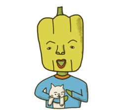 The Vegetables - en sticker #5710406