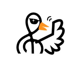 TREBLE CLEF BIRD 2 sticker #5711044