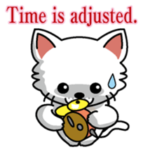 Cat business English version sticker #5711120