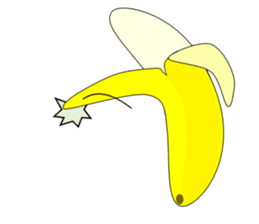 The True Intention of the Banana E sticker #5711574