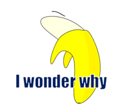 The True Intention of the Banana E sticker #5711576