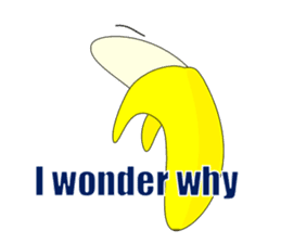 The True Intention of the Banana E sticker #5711576