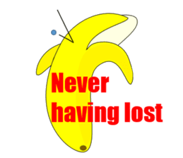 The True Intention of the Banana E sticker #5711578