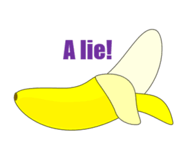 The True Intention of the Banana E sticker #5711598