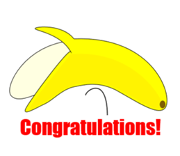 The True Intention of the Banana E sticker #5711601