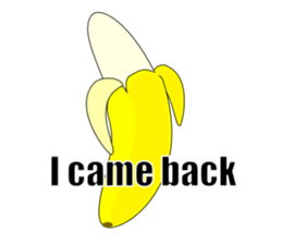 The True Intention of the Banana E sticker #5711606