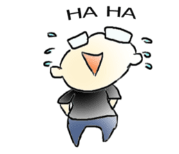 Mr.Amp, the glasses man sticker #5711617