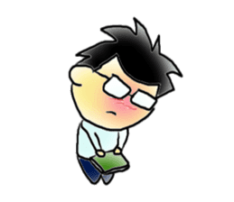 Mr.Amp, the glasses man sticker #5711637