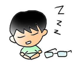 Mr.Amp, the glasses man sticker #5711650