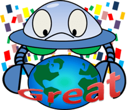 Mr. UFO sticker #5711775