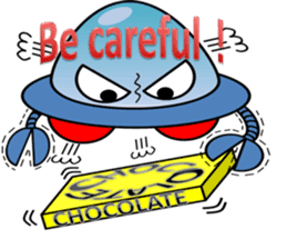 Mr. UFO sticker #5711790