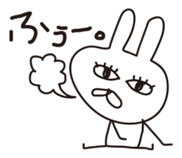 Rabbit with eye force.2 sticker #5712161
