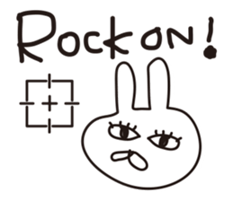 Rabbit with eye force.2 sticker #5712165