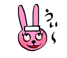 yeah!usagigipyon face sticker #5712363