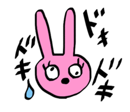 yeah!usagigipyon face sticker #5712367