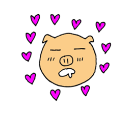 Piyomi and her neighbors. sticker #5712761