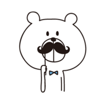 I'm a white bear vol.1 sticker #5713243