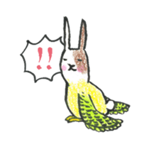 Bunny Parrot sticker #5713289