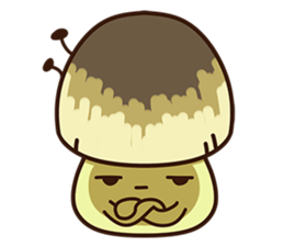 Straw mushroom boy Won Won(English) sticker #5713382