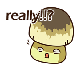 Straw mushroom boy Won Won(English) sticker #5713383
