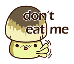 Straw mushroom boy Won Won(English) sticker #5713390