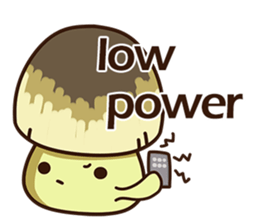Straw mushroom boy Won Won(English) sticker #5713391