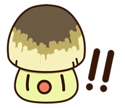 Straw mushroom boy Won Won(English) sticker #5713395