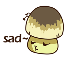 Straw mushroom boy Won Won(English) sticker #5713402