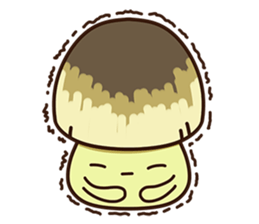 Straw mushroom boy Won Won(English) sticker #5713407
