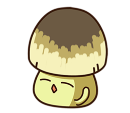 Straw mushroom boy Won Won(English) sticker #5713408