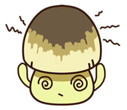 Straw mushroom boy Won Won(English) sticker #5713413